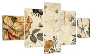 Obraz - Bee Meadow (125x70 cm)