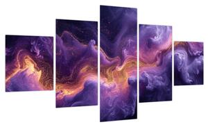 Obraz - Fioletowa Mgławica (125x70 cm)