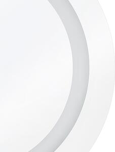 Lustro okrągłe 58 cm ścienne łazienkowe z LED funkcja odparowywania Selune Beliani