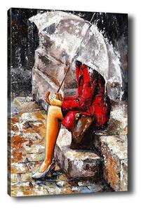 Obraz Tablo Center Waiting in the Rain, 40x60 cm