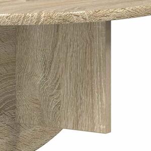 Nowoczesna półka ścienna w kolorze dąb sonoma - minimalistyczny design i funkcjonalność do każdego wnętrza