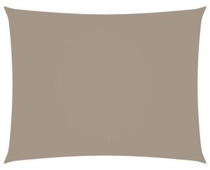 Prostokątny żagiel ogrodowy, tkanina oxford, 3x4 m, taupe