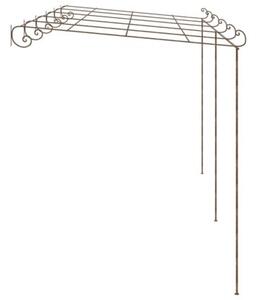 Pergola ogrodowa, antyczny brąz, 6x3x2,5 m, żelazo