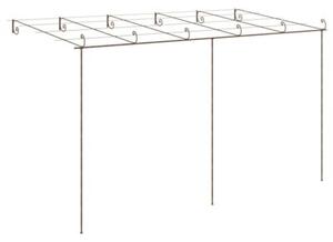 Pergola ogrodowa, antyczny brąz, 6x3x2,5 m, żelazo