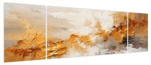 Obraz - Złota tekstura (170x50 cm)