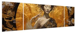 Obraz - Japonka (170x50 cm)