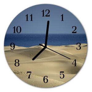 Zegar ścienny okrągły Morze wydm