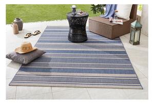 Niebieski dywan odpowiedni na zewnątrz NORTHRUGS Strap, 200x290 cm