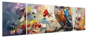 Obraz - Malowana sowa (170x50 cm)