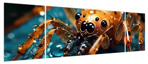 Obraz - Szczegół pająka (170x50 cm)