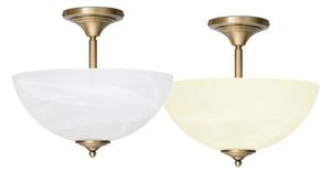 Niska złota klasyczna lampa mosiężna z dużym kloszem Y-S1ADK