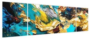 Obraz - Teksturowany obraz olejny (170x50 cm)