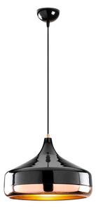 Czarna lampa wisząca z elementami w kolorze miedzi Opviq lights Yildo, ø 36 cm