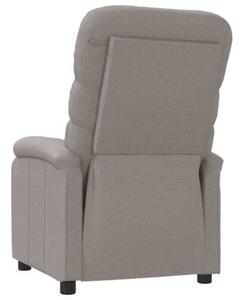 Fotel rozkÅadany, kolor taupe, obity tkaninÄ