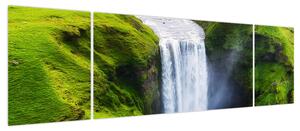 Obraz - Wodospad Skogafoss (170x50 cm)