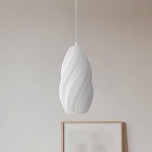 Lampa wisząca Nuvia Lindby, możliwość ściemniania, biały / opal, salon / jadalnia, nowoczesny