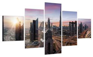 Obraz - Panorama Dubaju (125x70 cm)