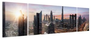 Obraz - Panorama Dubaju (170x50 cm)