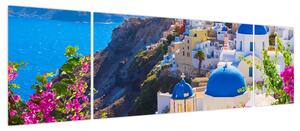 Obraz - Santorini, Grecja (170x50 cm)