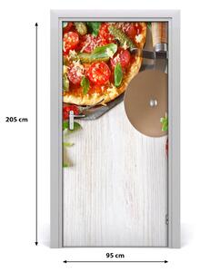 Naklejka na drzwi do domu samoprzylepna Pizza