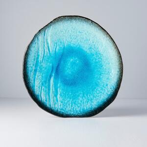 Niebieski talerz ceramiczny MIJ Sky, ø 27 cm