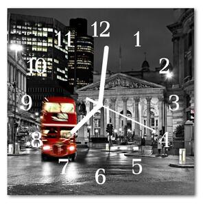 Zegar ścienny kwadrat Bus Londyn