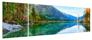 Obraz - Jezioro Hintersee (170x50 cm)
