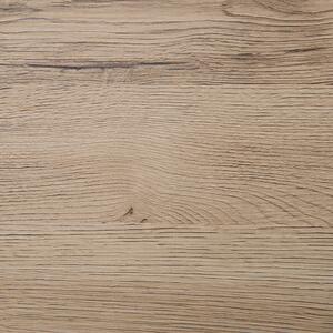 Stół do jadalni jasne drewno industrialny metalowe nogi 130 x 90 cm Cambell Beliani