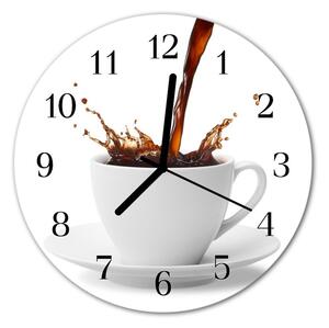 Zegar ścienny okrągły Kubek do kawy
