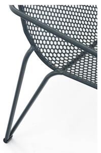 Zestaw 2 szarych krzeseł ogrodowych Ezeis Ambroise