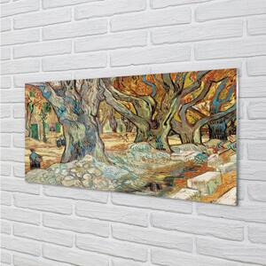 Obraz na szkle Naprawiający drogę - Vincent van Gogh