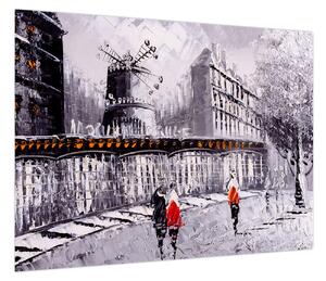 Obraz - Obraz olejny przedstawiający miasto II. (70x50 cm)