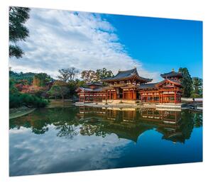 Obraz - Świątynia Byodo-in, Japonia (70x50 cm)
