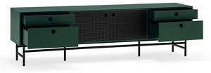 Czarno-zielony stolik pod TV Teulat Punto