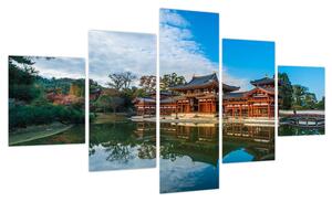 Obraz - Świątynia Byodo-in, Japonia (125x70 cm)