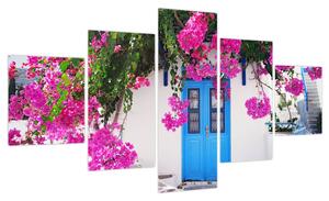Obraz - Tradycyjny grecki dom (125x70 cm)
