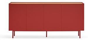 Ciemnoczerwona komoda Teulat Arista, szer. 165 cm