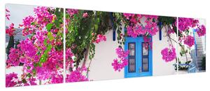 Obraz - Tradycyjny grecki dom (170x50 cm)