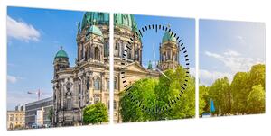 Obraz - Katedra w Berlinie (z zegarem) (90x30 cm)