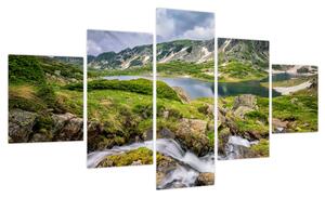 Obraz - Widok na górę Riła (125x70 cm)