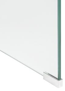 Minimalistyczny nowoczesny stolik kawowy prostokątny przezroczyste szkło Kendall Beliani
