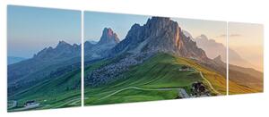 Obraz - Dolomity (170x50 cm)