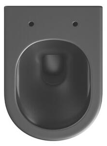 Miska WC HYDROSAN LUMA-MTB-GL-RIM-03 Owalny Czarny mat / Złoty matowy pasek