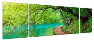 Obraz - Jeziora Plitwickie (170x50 cm)
