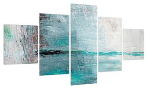 Obraz - Abstrakcyjny obraz olejny (125x70 cm)