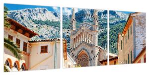 Obraz - Sóller, Majorka (z zegarem) (90x30 cm)