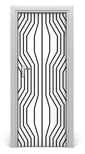 Naklejka fototapeta na drzwi Geometryczne linie