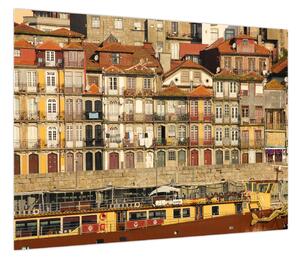 Obraz - Dzielnica Waterfront, Portugalia (70x50 cm)