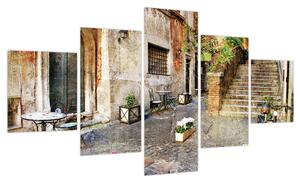 Obraz - Stare ulice Rzymu (125x70 cm)