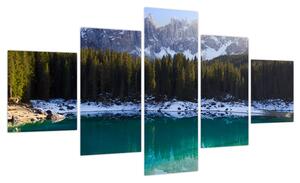 Obraz - Jezioro Karersee (125x70 cm)